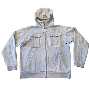 Lululemon Vintage Men's Full Zip Hooded Fleece Lined Jacket XL